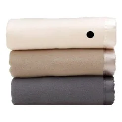 Gainsborough Australian Wool Blanket Single Bed/Double Bed Ivory