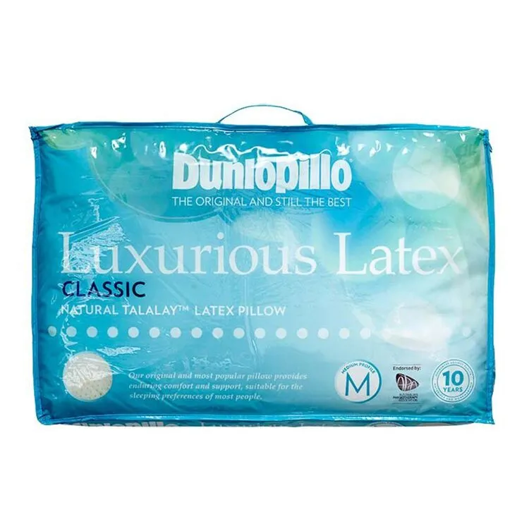 Dunlopillo Luxurious Latex Classic Profile Pillow White Standard 3 Dunlopillo Luxurious Latex Classic Profile Pillow White Standard