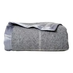 Gainsborough Check Wool Blanket Queen Bed/King Bed Grey -Deals Bedding Store 518093 C 0020 00