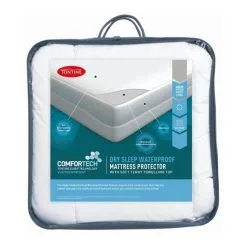 Tontine Comfortech Dry Sleep Waterproof Mattress Protector White
