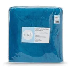 Soren Super Soft Blanket Blue