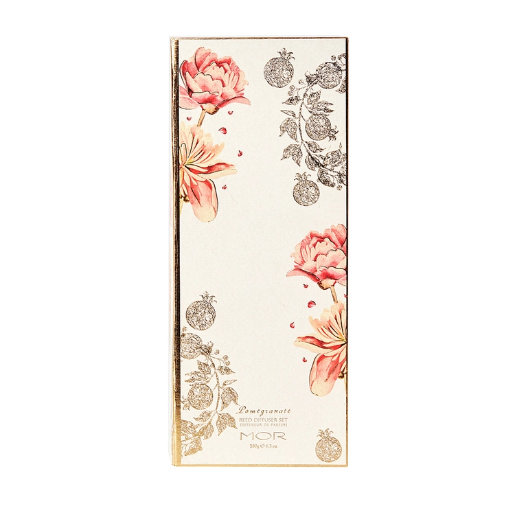 Morboutique Reed Diffuser Pomegranate PR06 White & Floral 180 ML 4 Morboutique Reed Diffuser Pomegranate PR06 White & Floral 180 ML - Image 2