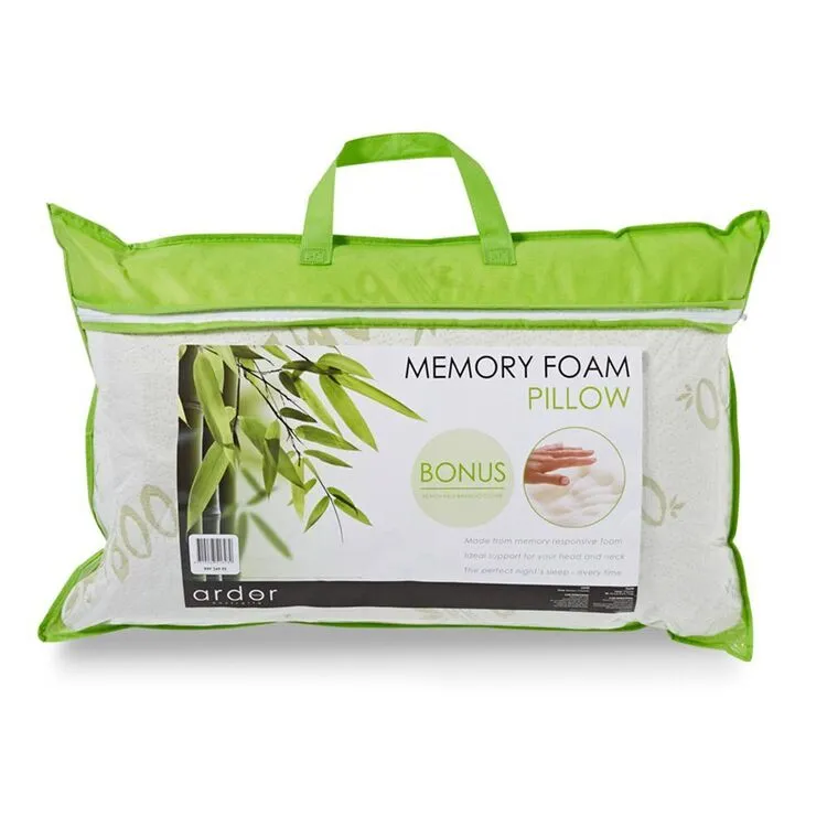 Ardor Shredded Memory Foam Pillow With Bamboo Cover Standard 4 Ardor Shredded Memory Foam Pillow With Bamboo Cover Standard - Image 2