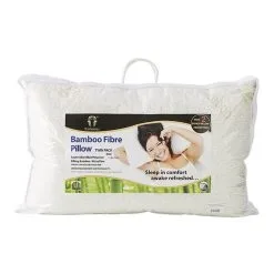Ramesses Bamboo Fibre Pillow And Pillow Protectors 2 Pack Standard