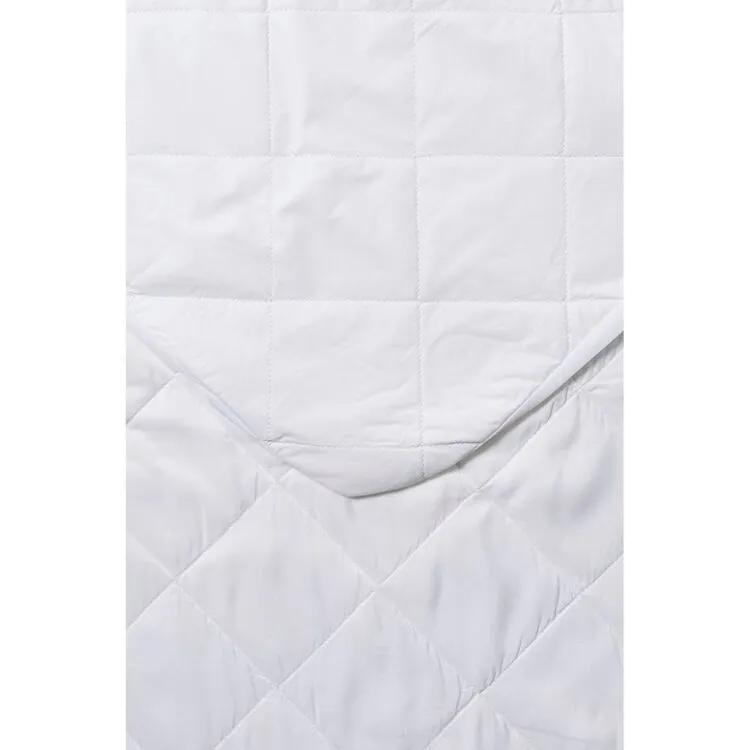 Gainsborough Bamboo Quilted Mattress Protector White 3 Gainsborough Bamboo Quilted Mattress Protector White