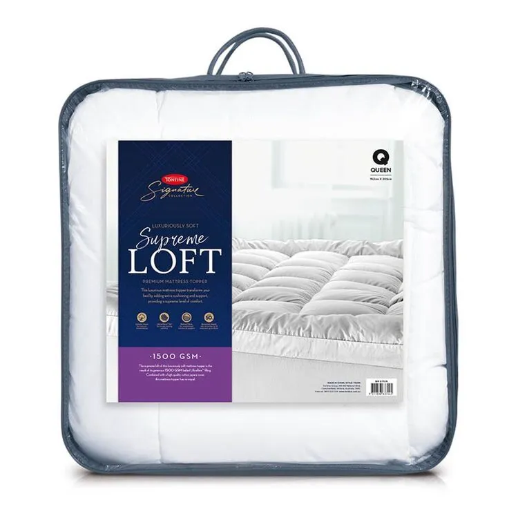 Tontine 1500 GSM Mattress Topper 3 Tontine 1500 GSM Mattress Topper