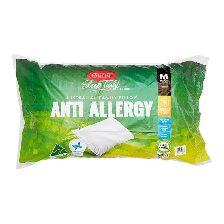 Tontine SleepTight Anti Allergy Medium Pillow 4 Tontine SleepTight Anti Allergy Medium Pillow - Image 2
