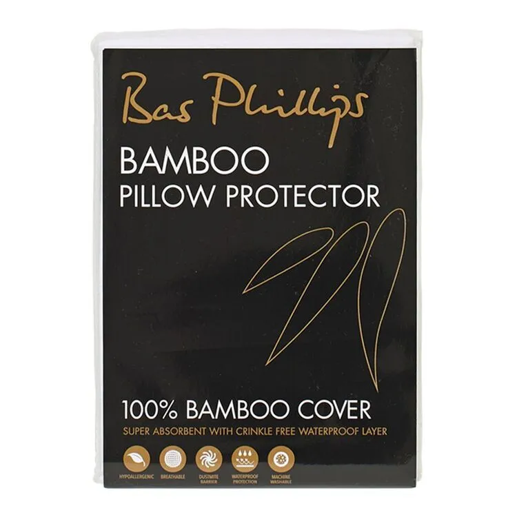 Bas Phillips Bamboo Waterproof Pillow Protector Standard 4 Bas Phillips Bamboo Waterproof Pillow Protector Standard - Image 2