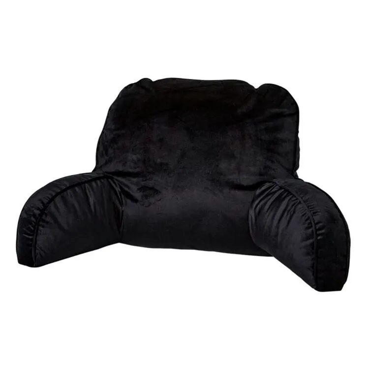 Soren Faux Fur Backrest Cushion Black 4 Soren Faux Fur Backrest Cushion Black - Image 2