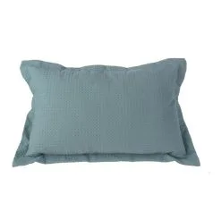 Gainsborough Capri 30x50cm Waffle Cushion Sea Green -Deals Bedding Store 612206 C 0433 63