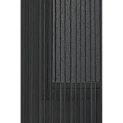 Dri Glo Slub Sheer Curtain 140x230 Charcoal 140 X 230 Cm