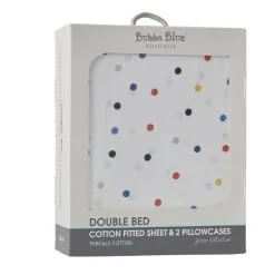 Bubba Blue Galactic Sky 225 Thread Count Cotton Combo Sheet Set Blue