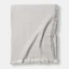 Jane Lamerton Home Jane Lamerton Skye 130 X 170 Cm Super Soft Herringbone Throw Grey