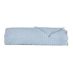 Soren Nikki 130 X 170 Cm Honeycomb Throw Blue -Deals Bedding Store 621858 C 0400 00