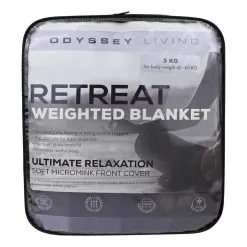 Odyssey Living Weighted Blanket 7kg Charcoal 15 Odyssey Living Weighted Blanket 7kg Charcoal -Deals Bedding Store 623246 C 0010 00