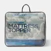 Odyssey Living 800 GSM Microlush Mattress Topper White -Deals Bedding Store 623276 C 0100 00