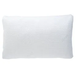 Ardor Shred Memory Foam Silver Pillow Cover Standard Standard