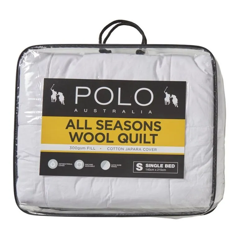Polo 300 GSM Washable Wool Quilt 4 Polo 300 GSM Washable Wool Quilt - Image 2