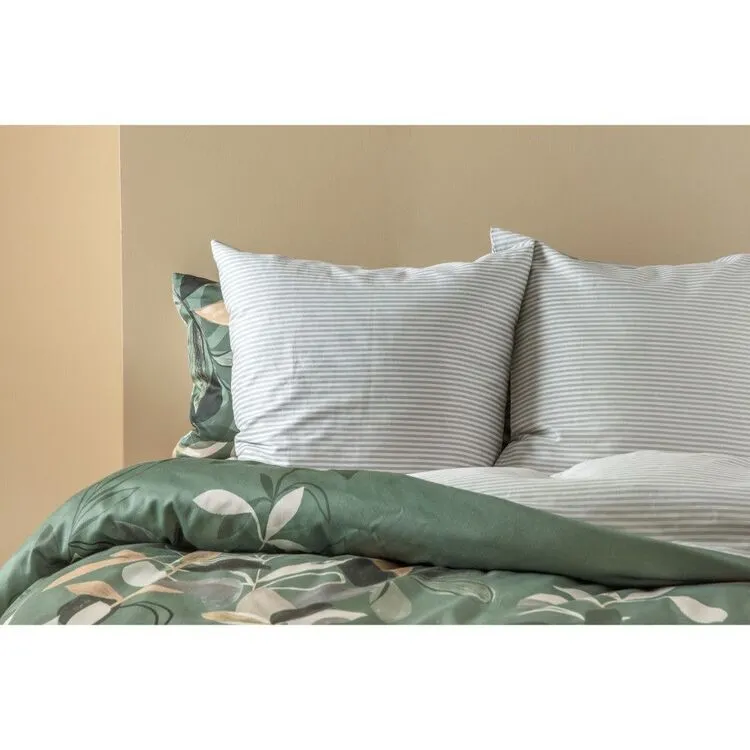 KAS Pario Cotton European Pillowcase Green European 3 KAS Pario Cotton European Pillowcase Green European