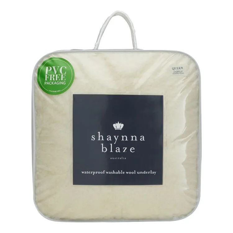 Shaynna Blaze 450 GSM Waterproof Wool Underlay White 3 Shaynna Blaze 450 GSM Waterproof Wool Underlay White
