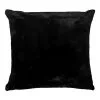 Soren Nevada Faux Fur Cushion 50x50cm Black -Deals Bedding Store 630732 C 0001 00