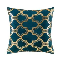 Jayson Brunsdon Homewares Greta Cushion 50x50cm Navy 50 X 50 Cm