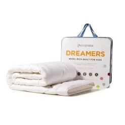Mini Jumbuk MiniJumbuk Dreamers Kids Wool Rich Quilt White -Deals Bedding Store 633960 C 0100 00
