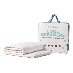 Mini Jumbuk MiniJumbuk Cool Dreamers Kids Wool Cotton Quilt White -Deals Bedding Store 633963 C 0100 00