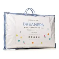 Mini Jumbuk MiniJumbuk Dreamers Kids Wool Rich Pillow Low Profile White Standard 10 Mini Jumbuk MiniJumbuk Dreamers Kids Wool Rich Pillow Low Profile White Standard -Deals Bedding Store 633968 C 0100 00 2