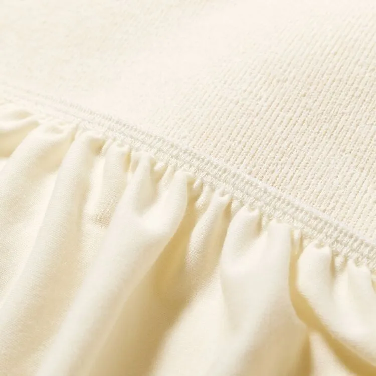 Mini Jumbuk MiniJumbuk La La Cot Wool Fleece Mattress Topper White 4 Mini Jumbuk MiniJumbuk La La Cot Wool Fleece Mattress Topper White - Image 2