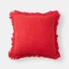 Chyka Home Chyka Parker Woven Cushion 50x50cm Calypso Coral 50 X 50 Cm