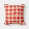 Chyka Home Chyka Gingham Cushion 50x50cm Calypso Coral 50 X 50 Cm -Deals Bedding Store 634018 C 0670 13