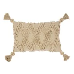 Linen House Solange Cushion 40x60cm Sand 40 X 60 Cm