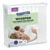 Protect A Bed Protect-A-Bed Whisper Bamboo Jersey Fitted Mattress Protector White -Deals Bedding Store 636012 C 0100 00