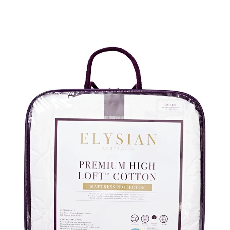 Elysian Cotton Mattress Protector 4 Elysian Cotton Mattress Protector - Image 2