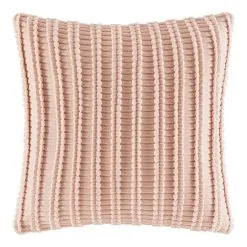 Kas Casita Pleated Velvet Cushion Blush 50 X 50 Cm