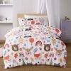 Happy Kids Rainbow Forest Glow In The Dark Quilt Cover Set Multicoloured 2 Happy Kids Rainbow Forest Glow In The Dark Quilt Cover Set Multicoloured -Deals Bedding Store BP626506001 multi msc