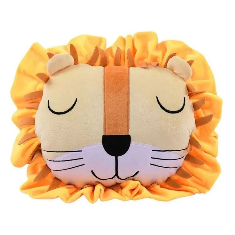 Happy Kids Lion Novelty Throw With Cushion 48x46cm Multicoloured 3 Happy Kids Lion Novelty Throw With Cushion 48x46cm Multicoloured - Image 2