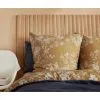 Kas Mika Cotton European Pillowcase Ochre European 2 Kas Mika Cotton European Pillowcase Ochre European -Deals Bedding Store BP629144001 ochre