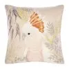 Linen House Major Mitchell's Cockatoo Cushion 50 X 50 Cm Multicoloured 50 X 50 Cm -Deals Bedding Store BP634919001 multi oxf