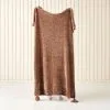 Linen House Hara Throw 130 X 170 Brandy 130 X 170 Cm -Deals Bedding Store BP639295004 brandy xbe