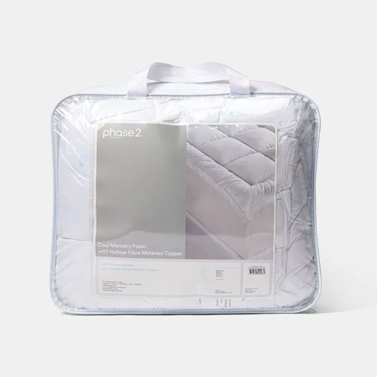 Phase 2 Shredded Memory Foam Mattress Topper Queen Bed White Queen 3 Phase 2 Shredded Memory Foam Mattress Topper Queen Bed White Queen