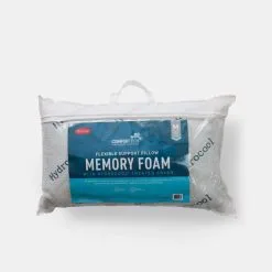 Tontine Comfortech Flexible Memory Foam Pillow With Hydrocool Cover White Standard 5 Tontine Comfortech Flexible Memory Foam Pillow With Hydrocool Cover White Standard -Deals Bedding Store BP639438001 white