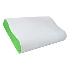 Bas Phillips Aloefresh Memory Foam Pillow Contour White -Deals Bedding Store BP639601001 white 3