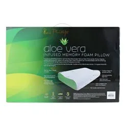 Bas Phillips Aloefresh Memory Foam Pillow Contour White -Deals Bedding Store BP639601001 white 7