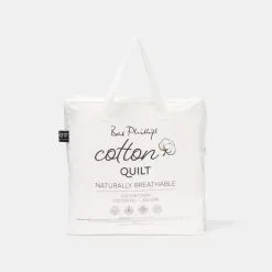 Bas Phillips 200 GSM Cotton Quilt White