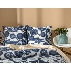 Kas Ariel European Pillowcase Navy European