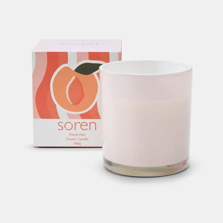 Soren Peach Fizz Candle 360 G 3 Soren Peach Fizz Candle 360 G