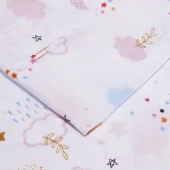 Happy Kids Unicorn Print Microfibre Sheet Set Multicoloured