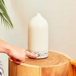 Ellia Pure Aroma Diffuser Ceramic & Terazzo White -Deals Bedding Store BP643641 nc 2